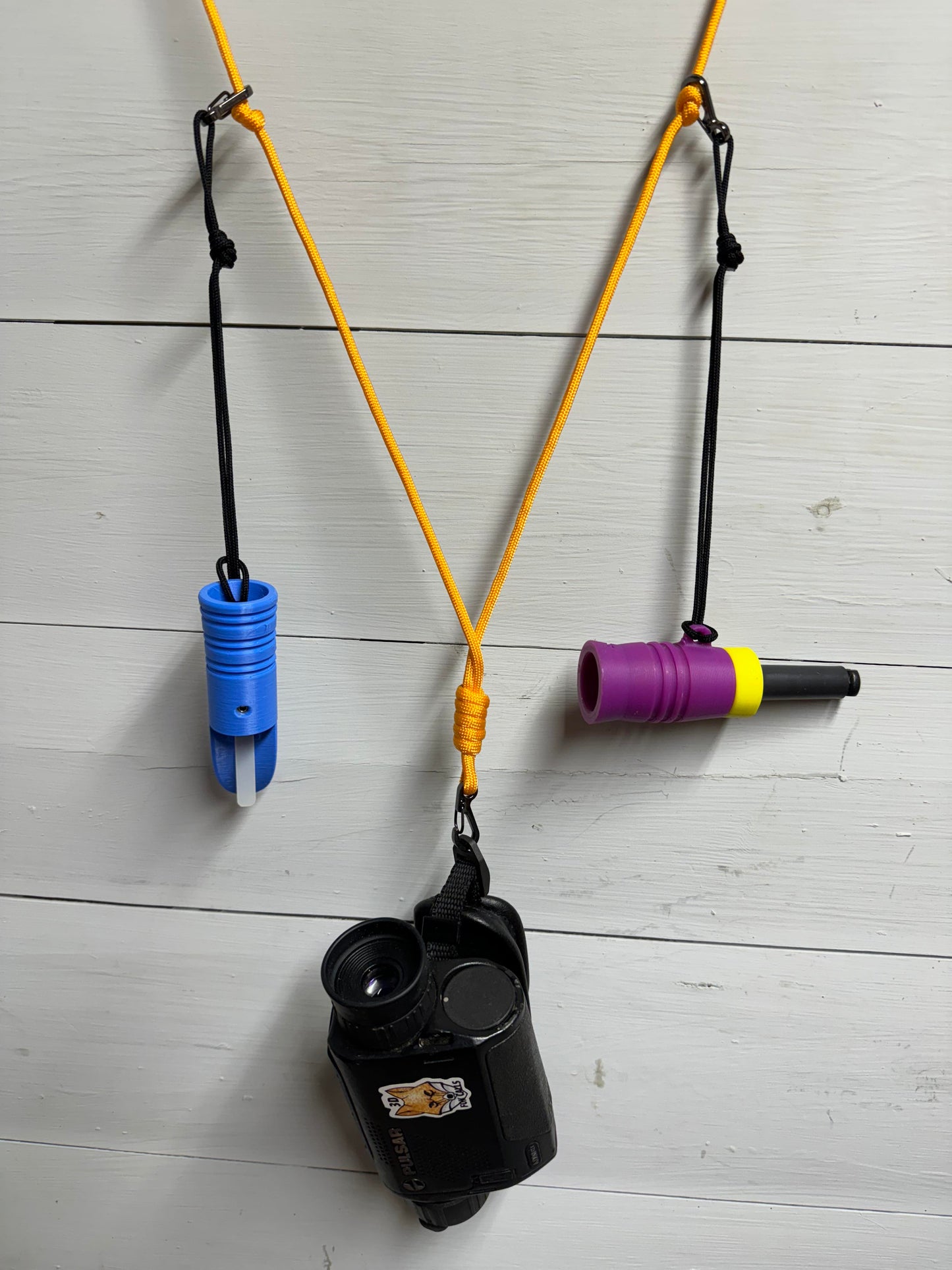 ORANGE DIRT SNOW DEVICE LANYARD